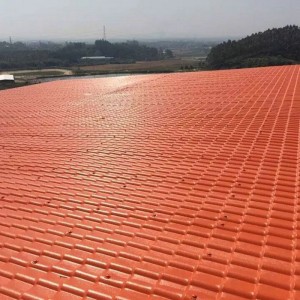 ASA synthetische kunststof dakplaat verschillende kleuren woonhuis dak eenvoudige installatie